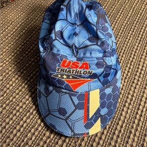 SweatVac USA Triathlon Blue Hat